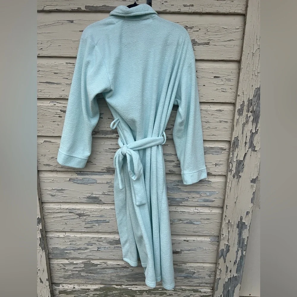 Miss Elaine Heavenly Bodies Plush Cozy Terry Cloth Midi Length Bath Robe Medium - Picture 7 of 7